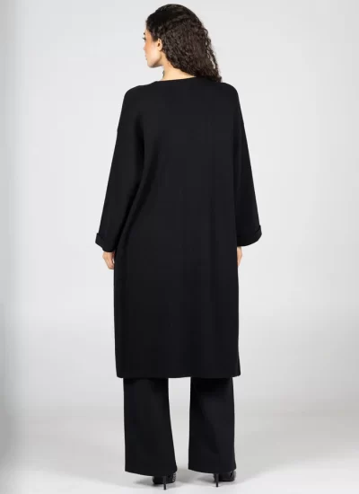Chandler Long Cardigan in Black - Image 2
