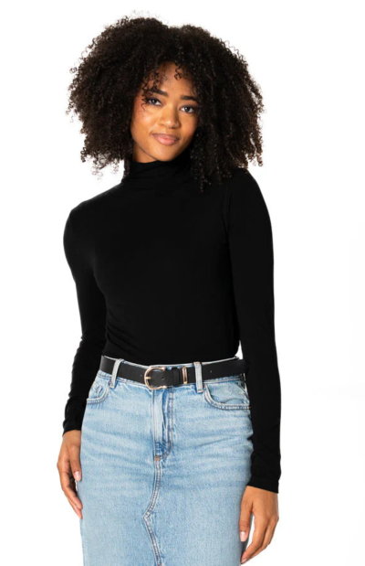 Bamboo Short TN Top in black