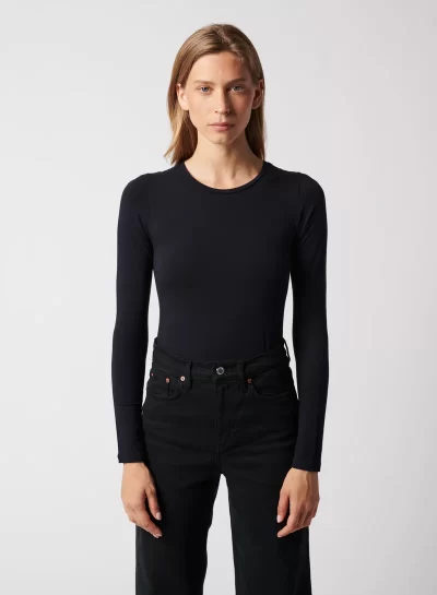 Haisley Crewneck T-Shirt in Marine - Image 2