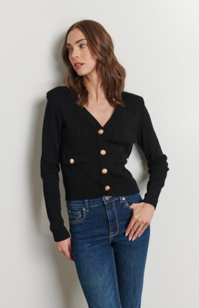 Ellis Cardigan in black