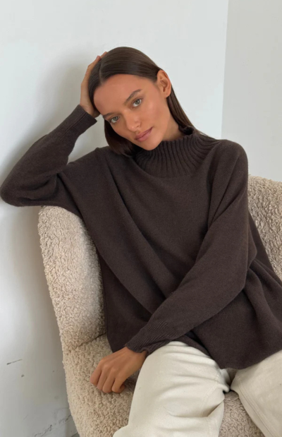 Alma Sweater - Dark Espresso - coming soon