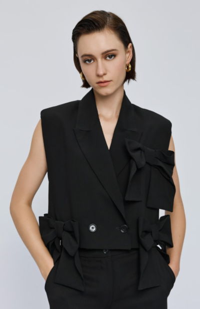 Jessica vest in black