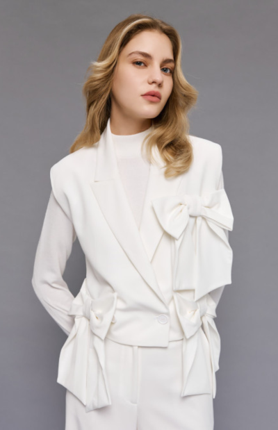 jessica vest in off white