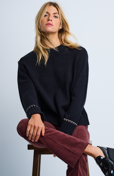 Cuffs Up Crewneck