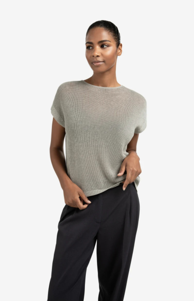 Bell Sleeveless knit top