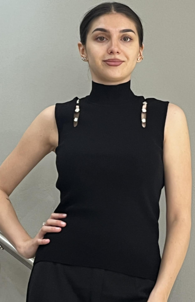 Saladana Top in black
