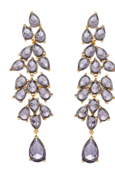Alice Purple Dangle Earrings