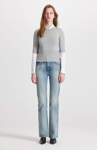 Nomia Ribbed Sweater Tee