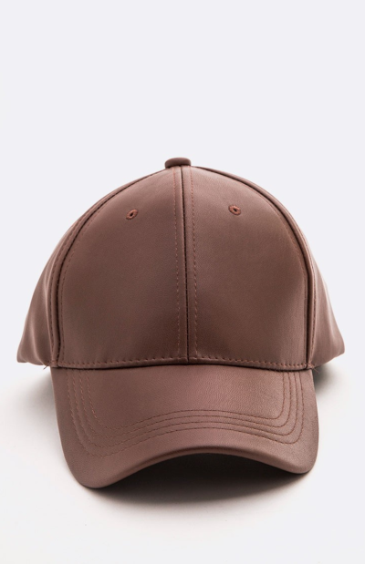 Phillipa Baseball Cap in brown