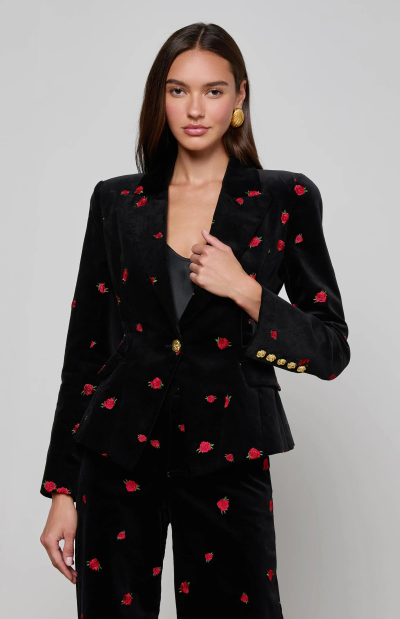 Kaisley Velvet Blazer