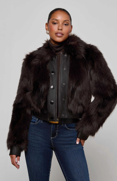 Claira Faux Fur Jacket - sz 4