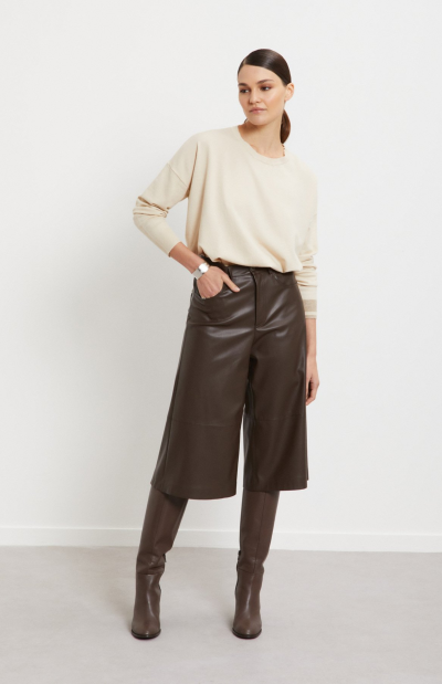 Lise Leather Shorts