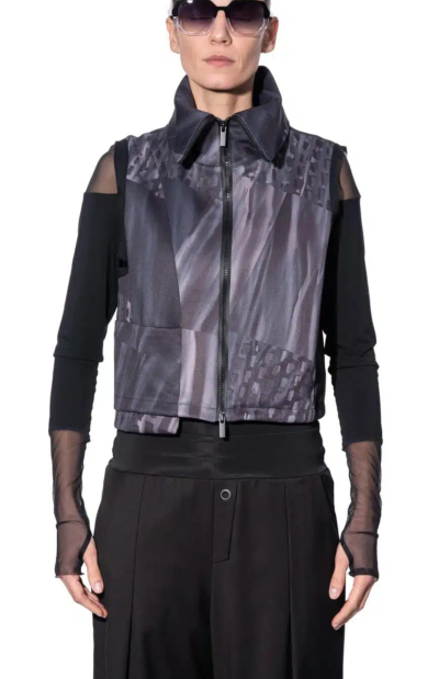 Lila Cropped Vest