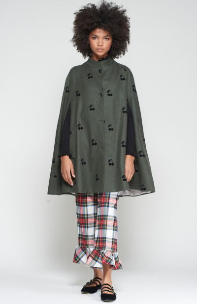 Capa Cherry Cape Coat