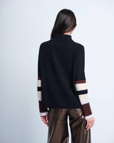 Cuff Link Sweater in Onyx - Image 2