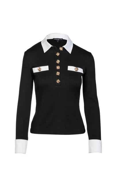 Asher Poplin Combo Top - Image 2