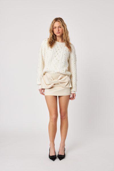 Lux Cable Knit Crewneck - coming soon - Image 3