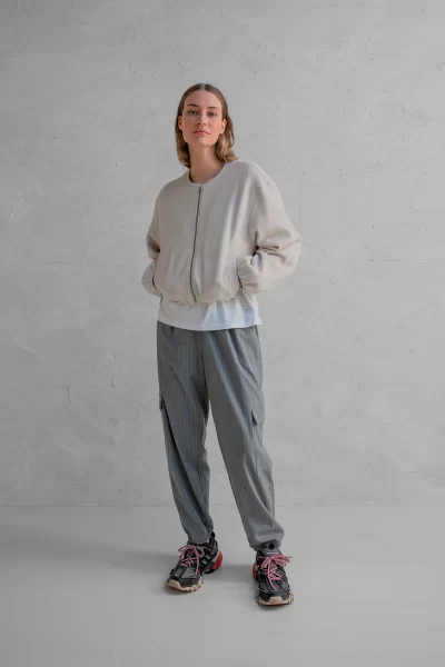 Aya Cardigan in shell - Image 3