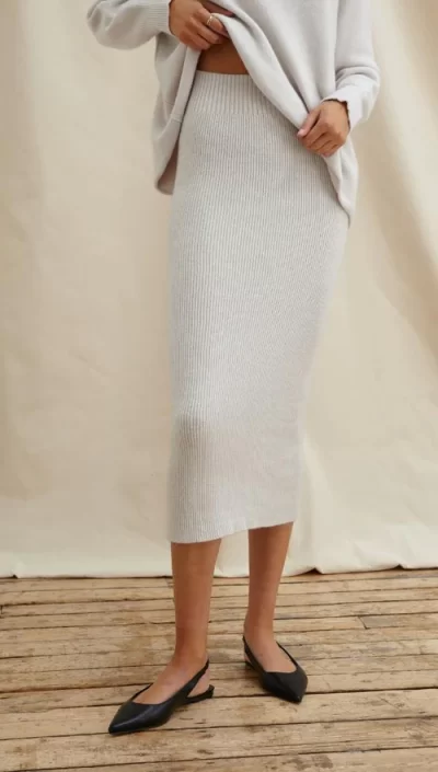 Alma Pencil Skirt - Ivory - coming soon - Image 7