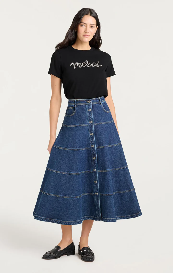 Merci Chain Tee - Image 3