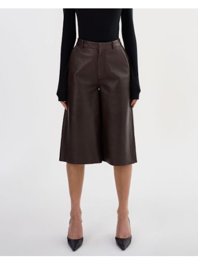Lise Leather Shorts - Image 6