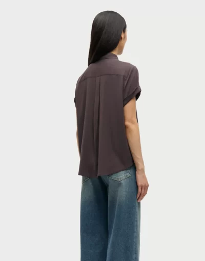 Majan Ss Shirt in Black Coffee - Image 4