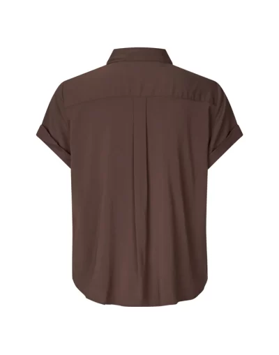 Majan Ss Shirt in Black Coffee - Image 2