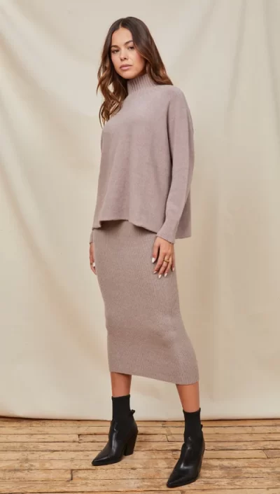 Alma Pencil Skirt - Smoke - coming soon - Image 2