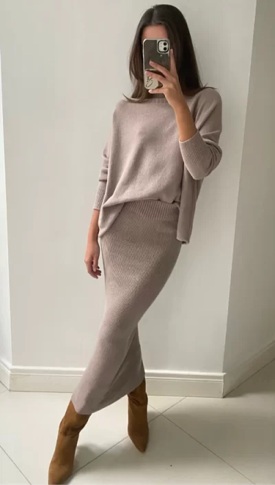 Alma Pencil Skirt - Smoke - coming soon - Image 5