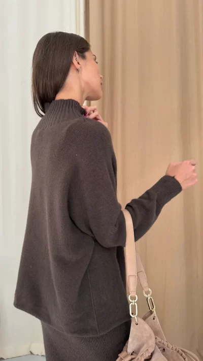 Alma Sweater - Dark Espresso - coming soon - Image 2