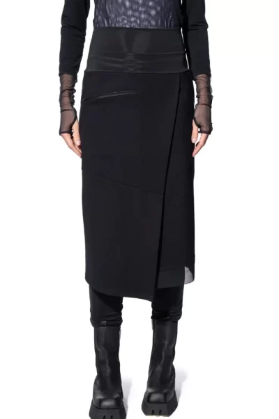 Dani Mesh Straight Skirt - Image 3