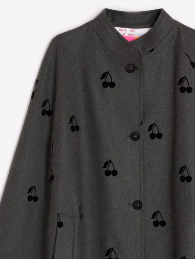 Capa Cherry Cape Coat - Image 2