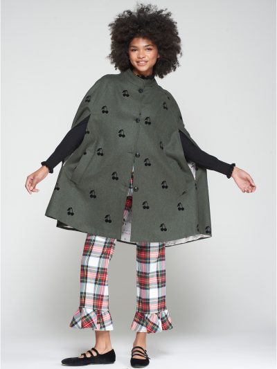 Capa Cherry Cape Coat - Image 4
