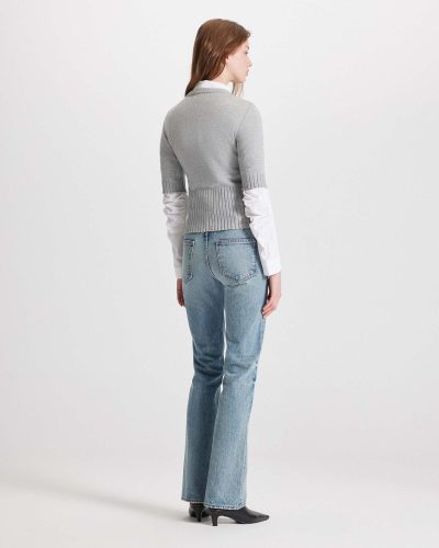 Nomia Ribbed Sweater Tee - Image 3