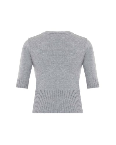 Nomia Ribbed Sweater Tee - Image 2
