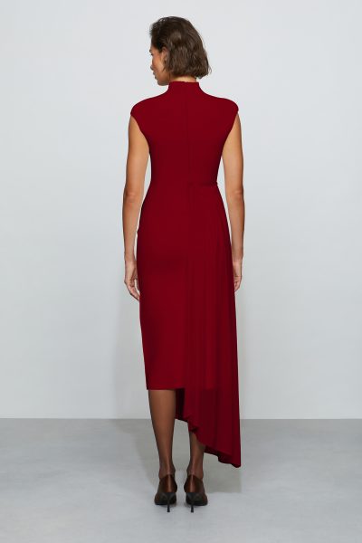 Francis Midi Dress in lipstick red - coming winter'25 - Image 4
