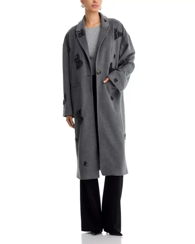 Crystal Ivy Gravis Coat in heather grey - sz small - Image 5