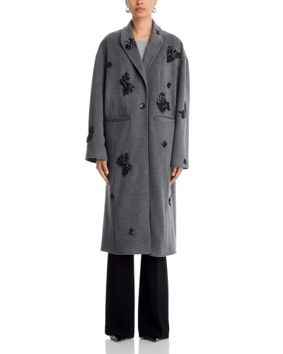 Crystal Ivy Gravis Coat in heather grey - sz small - Image 4