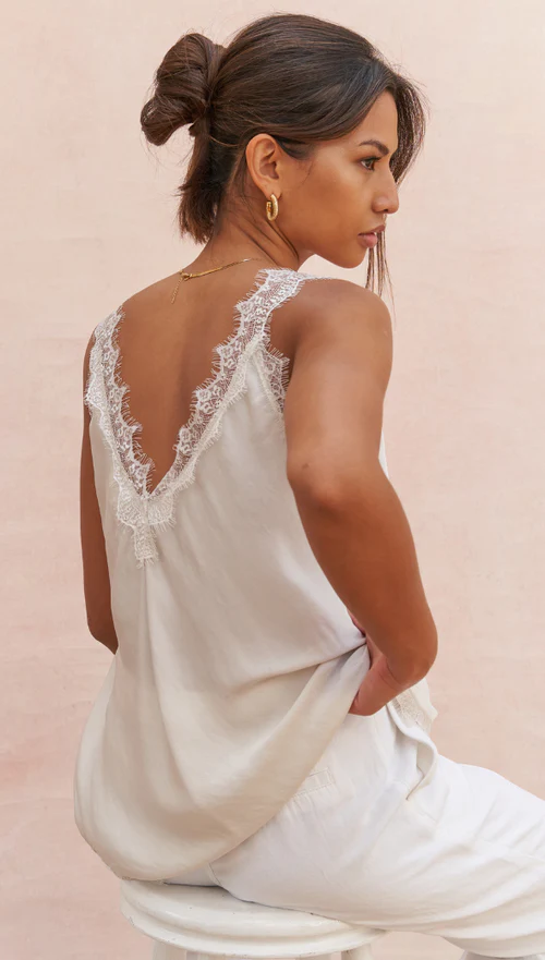 Solange Cami in Cream - Image 2