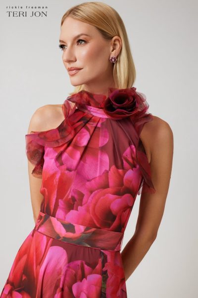 Soha Floral Halter Gown - Image 2