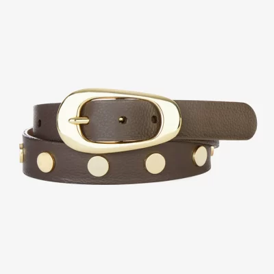 Koy Pebbled Belt in Chestnut - Image 2