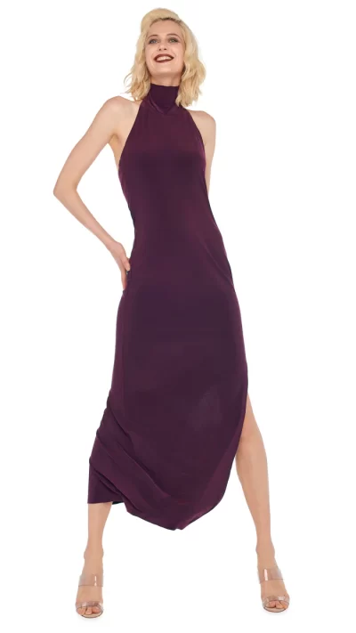 Chandra Halter Slit Gown - Image 2