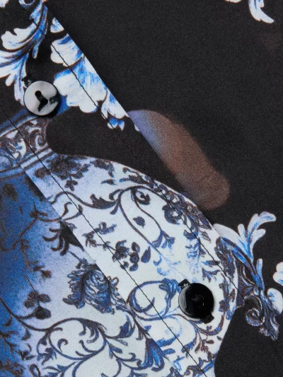 Dani Silk Blouse in porcelain blue - Image 3