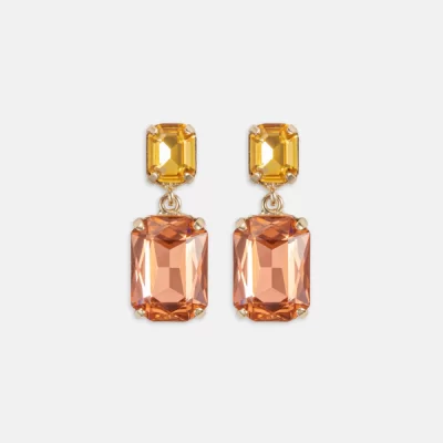 Lucia Padparadscha Earrings - Image 3