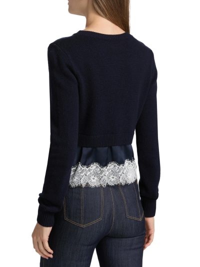 Zyla Lace-Trimmed Sweater - Image 5