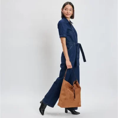 Felicity Hobo Bag in cognac - Image 6