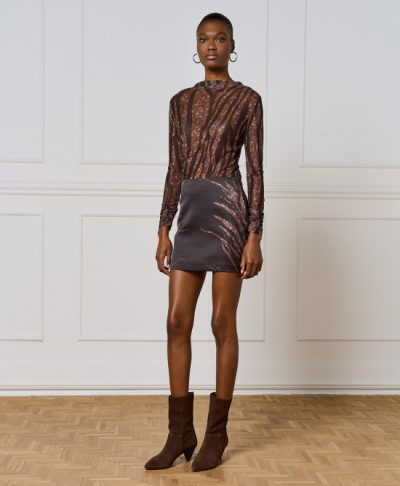 Rayanna Printed mini skirt - coming soon - Image 4