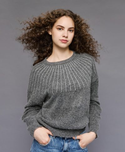 Daniela Sweater in coal - Image 5