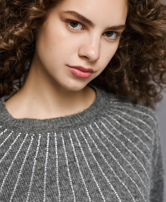 Daniela Sweater in coal - Image 2