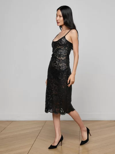 Kazuko Vegan Leather Dress - Image 7